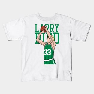 Larry Bird Comic Style Kids T-Shirt